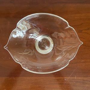 Steuben Glass Donald Pollard Calyx Design Dish / Art Glass Bowl, 9.5”